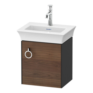 Duravit Meuble sous lavabo White Tulip 38,4x29,8 cm, 1 tiroir, gris mat