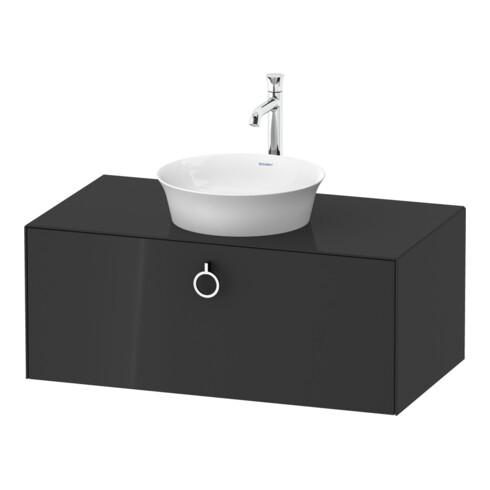 Duravit Meuble sous lavabo White Tulip 40,8x100x55 cm, 1 tiroir, graph hgl