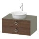 Duravit Meuble sous lavabo White Tulip 40,8x80x55 cm, 2 tiroirs, avec poignée, US N StG hgl-1