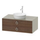 Duravit Meuble sous-lavabo White Tulip 40,8x80x55 cm, 2 tiroirs, avec poignée, US N tau satinée-1