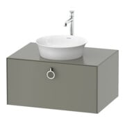 Duravit Meuble sous lavabo White Tulip 40,8x80x55 cm, gris pierre mat