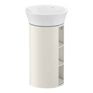 Duravit Meuble sous-lavabo White Tulip 41x41x75 cm, 2 compartiments, blanc nord s-mat
