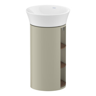 Duravit Meuble sous lavabo White Tulip 41x41x75 cm, 2 portes bois, US N tau s-mat