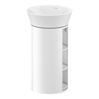 Duravit Meuble sous lavabo White Tulip 41x41x75 cm, 2 tiroirs, blanc brillant