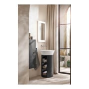 Duravit Meuble sous lavabo White Tulip 41x41x75 cm, 2 tiroirs bois, US N gris mat s-matt-2