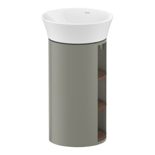 Duravit Meuble sous-lavabo White Tulip 41x41x75 cm, 2 tiroirs bois, US N StG s-mat