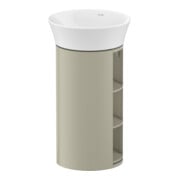 Duravit Meuble sous-lavabo White Tulip 41x41x75 cm, 2 tiroirs, Taupe satinée