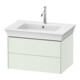 Duravit Meuble sous lavabo White Tulip 41x68,4x45,8 cm, 2 tiroirs, blanc mat soie-1