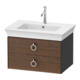 Duravit Meuble sous lavabo White Tulip 41x68,4x45,8 cm, 2 tiroirs, US N gris satiné-1