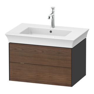 Duravit Meuble sous-lavabo White Tulip 41x68,4x45,8 cm, 2 tiroirs, US N mas/gra hgl