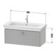 Duravit Meuble sous-lavabo White Tulip 41x98,4x45,8 cm, 1 tiroir, blanc mat-3