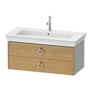 Duravit Meuble sous-lavabo White Tulip 41x98,4x45,8 cm, 2 tiroirs avec poignée, sans plan