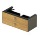 Duravit Meuble sous-lavabo White Tulip 41x98,4x45,8 cm, 2 tiroirs avec poignée, sans plan