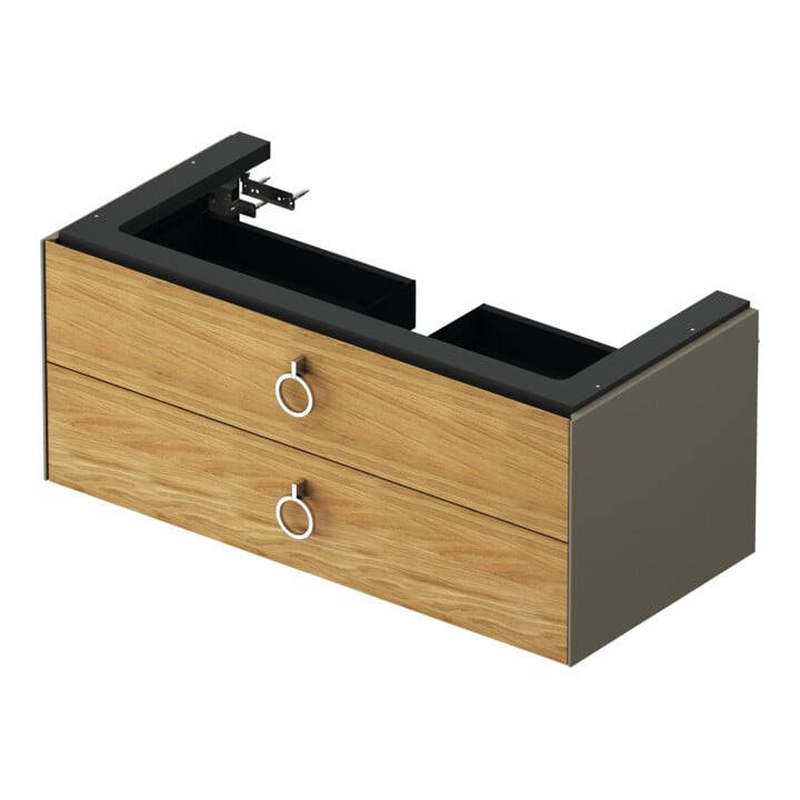 Duravit Meuble sous-lavabo White Tulip 41x98,4x45,8 cm, 2 tiroirs avec poignée, sans plan