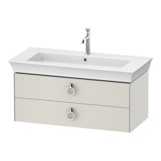 Duravit Meuble sous-lavabo White Tulip 41x98,4x45,8 cm, 2 tiroirs, blanc mat