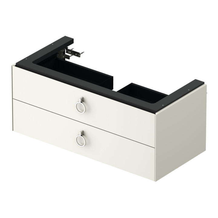 Duravit Meuble sous-lavabo White Tulip 41x98,4x45,8 cm, 2 tiroirs, blanc mat