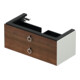 Duravit Meuble sous-lavabo White Tulip 41x98,4x45,8 cm, 2 tiroirs, blanc mat s-matt