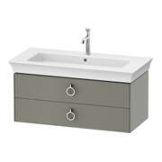 Duravit Meuble sous-lavabo White Tulip 41x98,4x45,8 cm, 2 tiroirs, gris satin mat