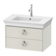 Duravit Meuble sous-lavabo White Tulip 68,4x45,8 cm, 2 tiroirs, suspendu-1