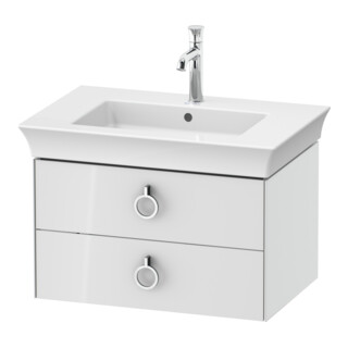 Duravit Meuble sous-lavabo White Tulip 68,4x45,8 cm, blanc, 2 tiroirs, suspendu