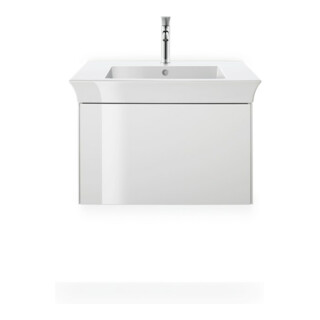 Duravit Meuble sous lavabo White Tulip 68,4x45,8 cm, blanc brillant, 1 tiroir, suspendu