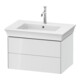 Duravit Meuble sous lavabo White Tulip 68,4x45,8 cm, blanc hgl, 2 tiroirs, suspendu-1