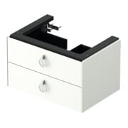 Duravit Meuble sous-lavabo White Tulip 68,4x45,8 cm, blanc mat, 2 tiroirs avec poignée, suspendu-3