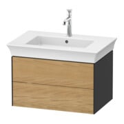 Duravit Meuble sous-lavabo White Tulip 68,4x45,8 cm, E Nat gra m, 2 tiroirs, suspendu