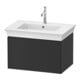 Duravit Meuble sous-lavabo White Tulip 68,4x45,8 cm, gris mat, 1 tiroir, suspendu-1