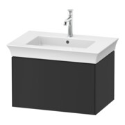 Duravit Meuble sous-lavabo White Tulip 68,4x45,8 cm, gris mat, 1 tiroir, suspendu