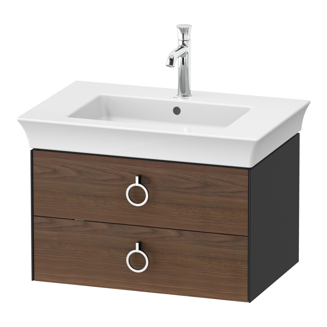 Duravit Meuble sous-lavabo White Tulip 68,4x45,8 cm, US N m/gra m, 2 La m G, blanc