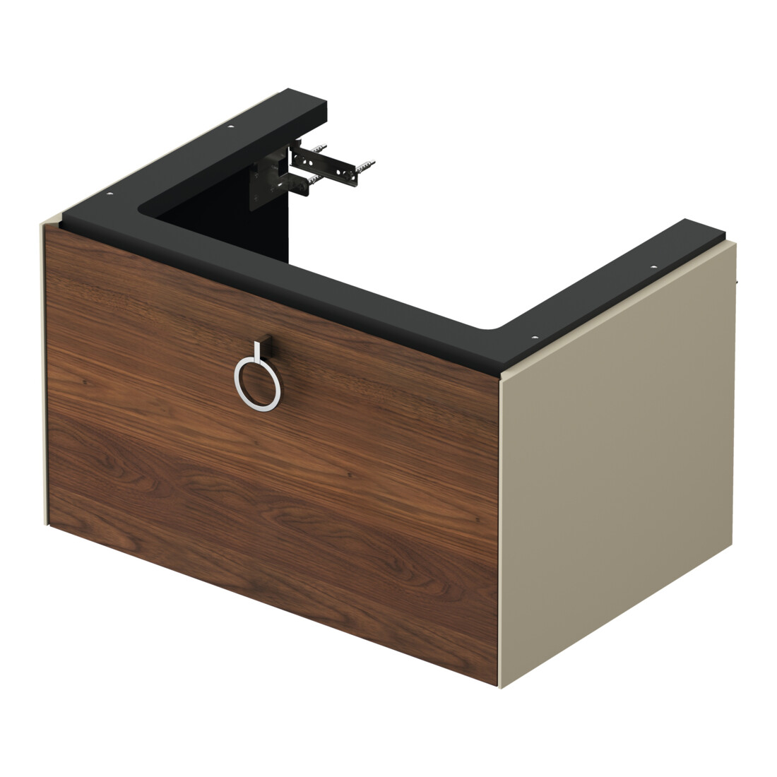 Duravit Meuble sous lavabo White Tulip 68,4x45,8 cm, US N m/tau m, 1 AZ m G, blanc
