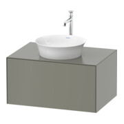 Duravit Meuble sous-lavabo White Tulip 75,1x35x41 cm, gris pierre mat, sans ES