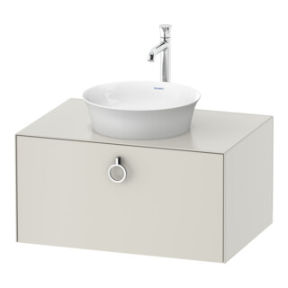 Duravit Meuble sous-lavabo White Tulip 80x55 cm, 1 tiroir, 1 tablette