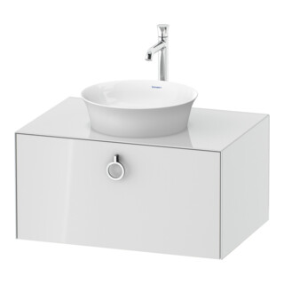 Duravit Meuble sous-lavabo White Tulip 80x55 cm, blanc, 1 tiroir, 1 tablette