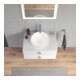 Duravit Meuble sous-lavabo White Tulip 80x55 cm, blanc, 2 tiroirs, 1 tablette