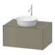 Duravit Meuble sous-lavabo White Tulip 80x55 cm, st-g g, 1 AZ, 1 Pl, suspendu-1