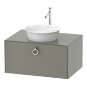 Duravit Meuble sous lavabo White Tulip 80x55 cm, st-g m, 1 AZ m G, 1 console pl.