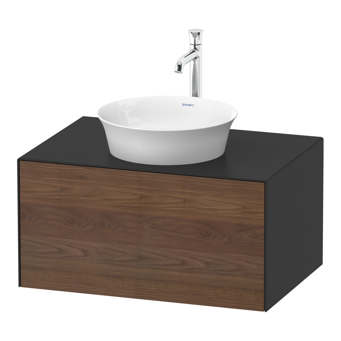 Duravit Meuble sous-lavabo White Tulip 80x55 cm, US N m/gra m, 1 tiroir, 1 tablette, suspendu