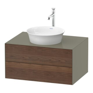 Duravit Meuble sous-lavabo White Tulip 80x55 cm, US N m/StG g, 2 tiroirs, 1 porte, suspendu