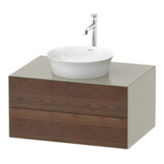 Duravit Meuble sous-lavabo White Tulip 80x55 cm, US N m/tau m, 2 tiroirs, 1 porte, suspendu-1