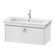 Duravit Meuble sous lavabo White Tulip 98,4x45,8 cm, blanc brillant, 1 tiroir, suspendu-1