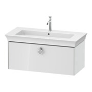 Duravit Meuble sous lavabo White Tulip 98,4x45,8 cm, blanc brillant, 1 tiroir, suspendu-1