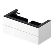 Duravit Meuble sous-lavabo White Tulip 98,4x45,8 cm, blanc hgl, 2 tiroirs, suspendu-3