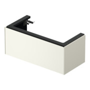 Duravit Meuble sous lavabo White Tulip 98,4x45,8 cm, blanc mat, 1 tiroir, suspendu-3