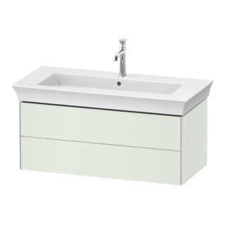 Duravit Meuble sous lavabo White Tulip 98,4x45,8 cm, blanc mat, 2 tiroirs, suspendu