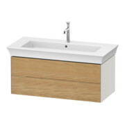 Duravit Meuble sous lavabo White Tulip 98,4x45,8 cm, E Nat no w m, 2 tiroirs, suspendu