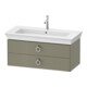 Duravit Meuble sous lavabo White Tulip 98,4x45,8 cm, st-g g, 2 tiroirs, suspendu-1