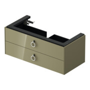 Duravit Meuble sous lavabo White Tulip 98,4x45,8 cm, st-g g, 2 tiroirs, suspendu-4
