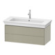 Duravit Meuble sous-lavabo White Tulip 98,4x45,8 cm, T mat, 2 tiroirs, suspendu-1